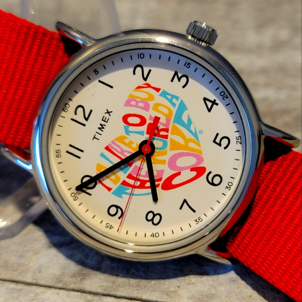 Timex TW2V29900JR Weekender Coca-Cola 1971 Unity Indiglo Watch